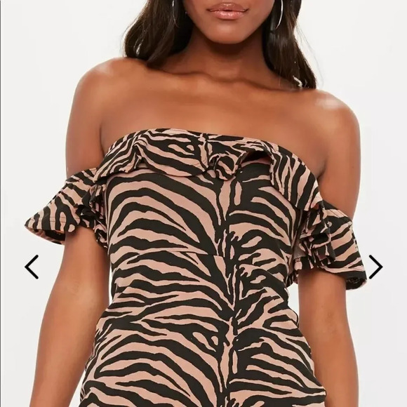 Missguided off the shoulder dress - Picture 3 of 15